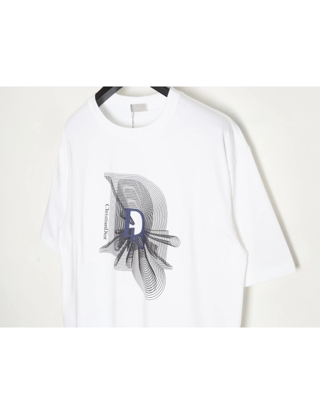 DIOR 24SS logo print couple short-sleeved T-shirt,All order with free shipping Dior