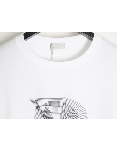 DIOR 24SS logo print couple short-sleeved T-shirt,All order with free shipping Dior