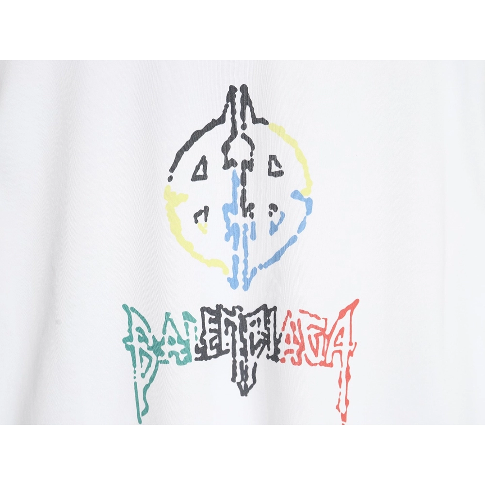 Balenciaga 24ss new color label round neck short sleeve T-shirt,All order with free shipping Balenciaga