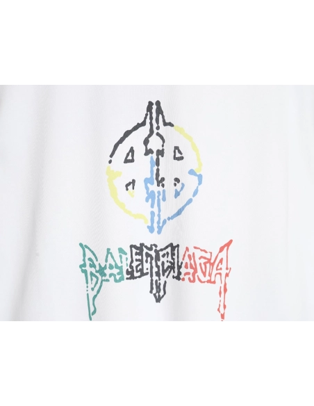 Balenciaga 24ss new color label round neck short sleeve T-shirt,All order with free shipping Balenciaga
