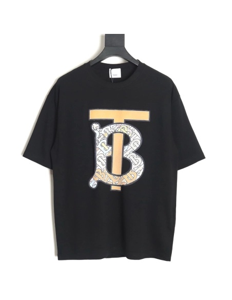 Burberry 24SS letter logo printed short sleeves T-shirt TS2,All order with free shipping Burberry