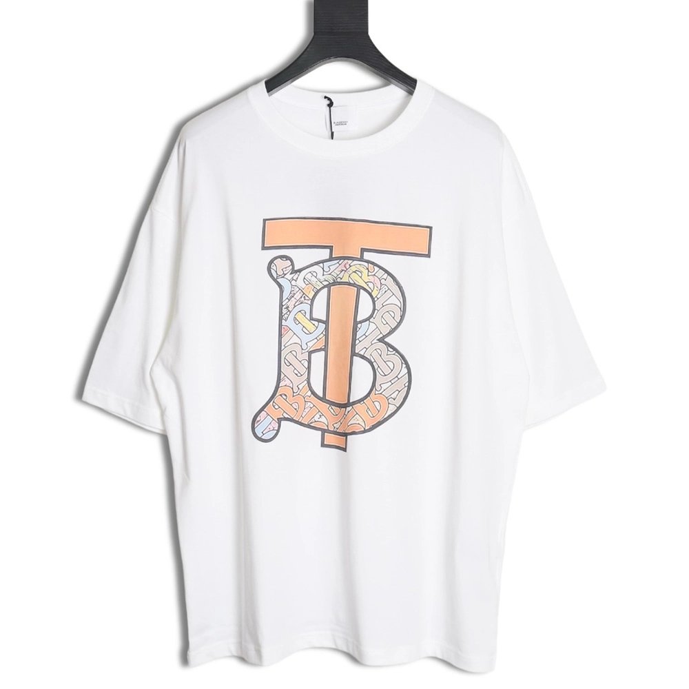 Burberry 24SS letter logo printed short sleeves T-shirt TS1,All order with free shipping Burberry