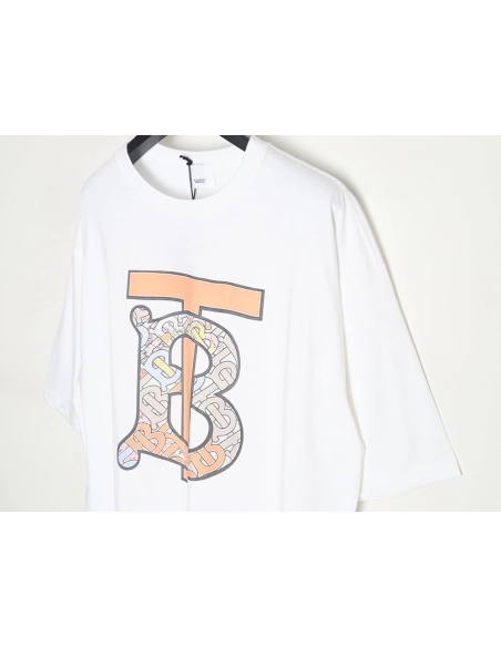 Burberry 24SS letter logo printed short sleeves T-shirt TS1,All order with free shipping Burberry