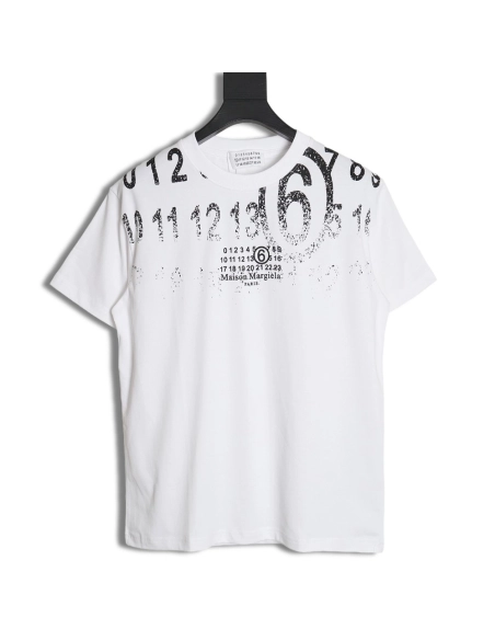 Maison margiela letter logo print T-shirt,All order with free shipping Maison Margiela