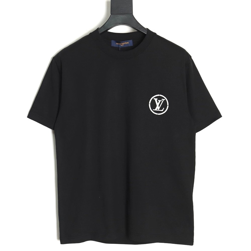 Reps Louis Vuitton Embroidered Beaded Short Sleeve T-Shirt TSK1,All order with free shipping Reps Louis Vuitton
