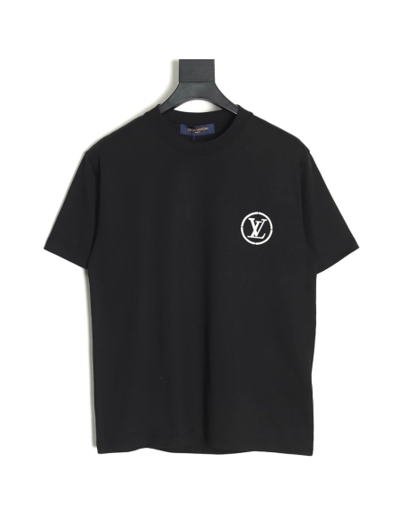 Reps Louis Vuitton Embroidered Beaded Short Sleeve T-Shirt TSK1,All order with free shipping Reps Louis Vuitton