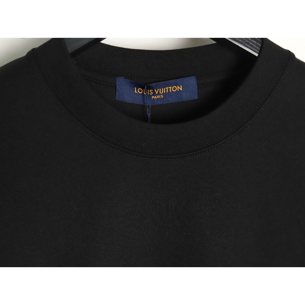 Reps Louis Vuitton Embroidered Beaded Short Sleeve T-Shirt TSK1,All order with free shipping Reps Louis Vuitton