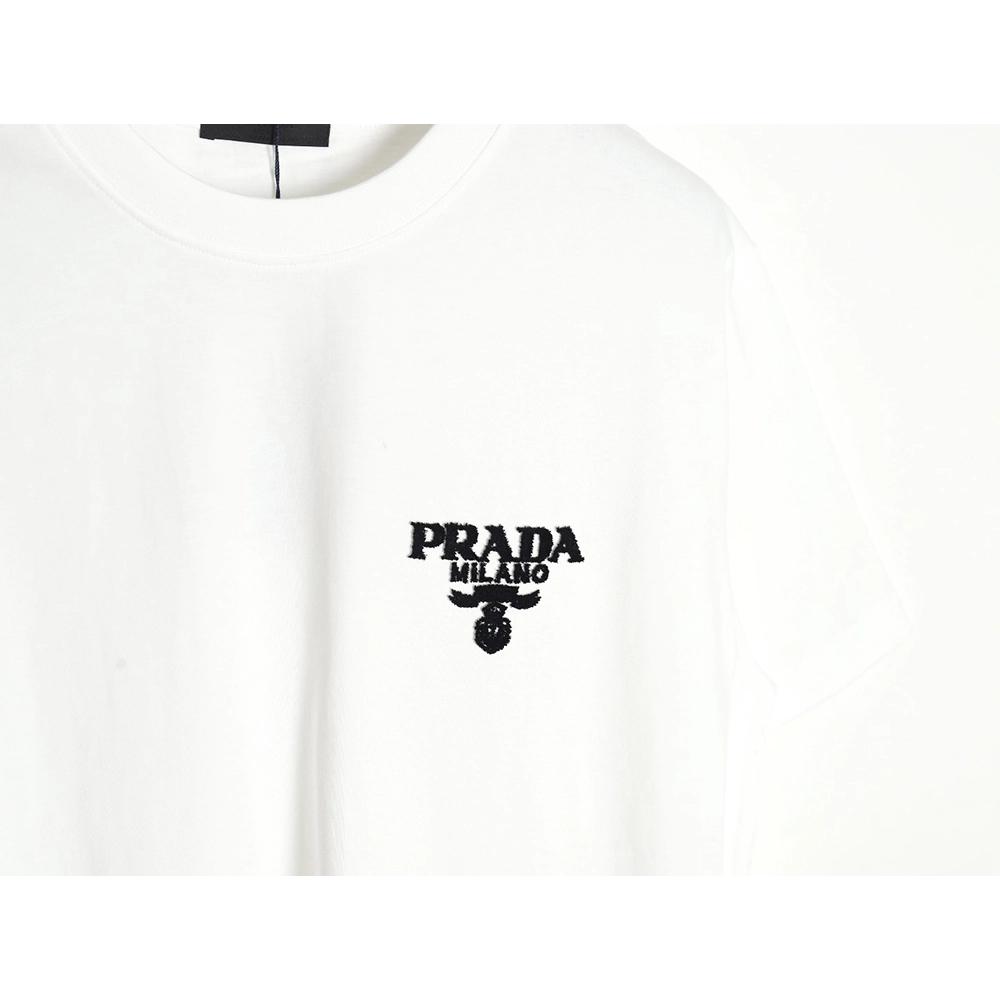 Prada three-dimensional toothbrush embroidery T-shirt,All order with free shipping Prada
