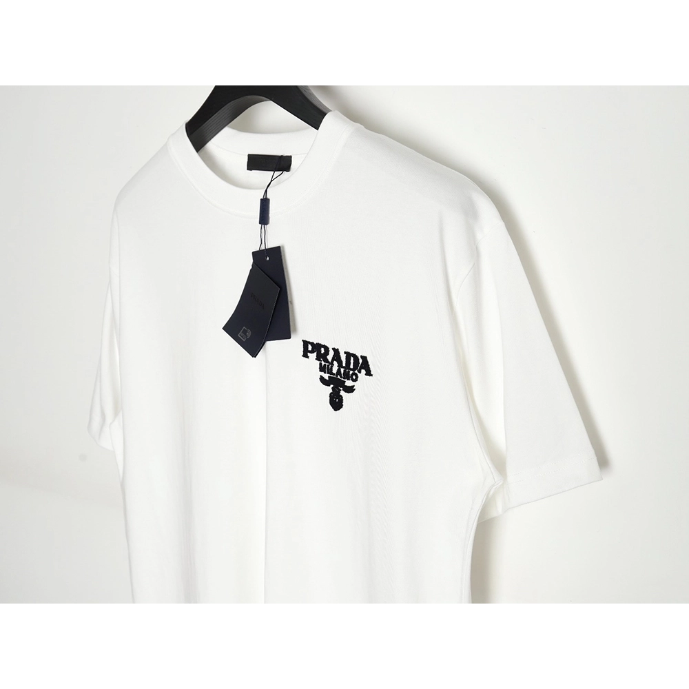 Prada three-dimensional toothbrush embroidery T-shirt,All order with free shipping Prada