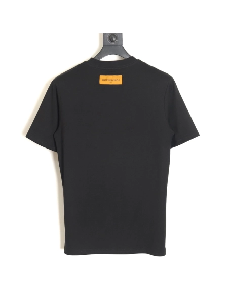 Reps Louis Vuitton square green full print short-sleeved T-shirt,All order with free shipping Reps Louis Vuitton