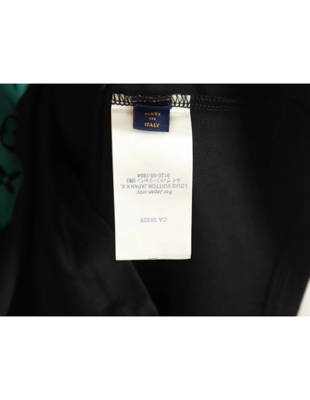 Reps Louis Vuitton square green full print short-sleeved T-shirt,All order with free shipping Reps Louis Vuitton
