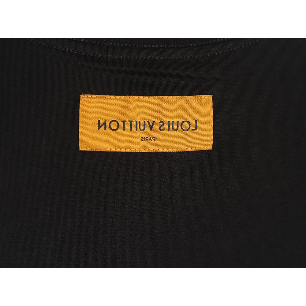 Reps Louis Vuitton square green full print short-sleeved T-shirt,All order with free shipping Reps Louis Vuitton