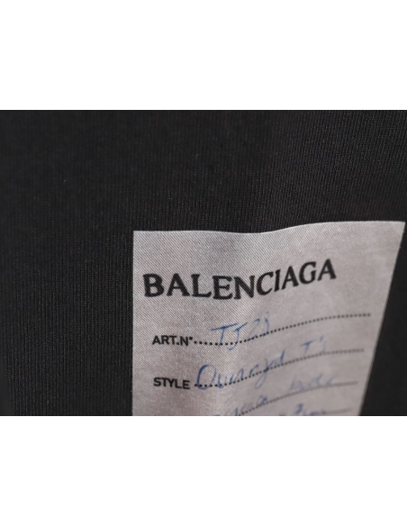 Balenciaga 24SS hem sticky note short-sleeved T-shirt_TSK1,All order with free shipping Balenciaga