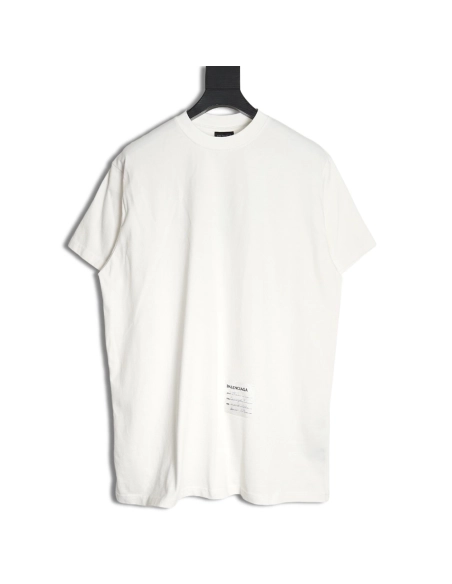 Balenciaga 24SS hem sticky note short-sleeved T-shirt,All order with free shipping Balenciaga