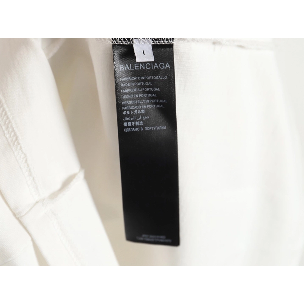 Balenciaga 24SS hem sticky note short-sleeved T-shirt,All order with free shipping Balenciaga