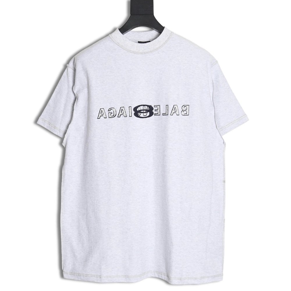 Balenciaga 24SS double ring reverse short-sleeved T-shirt,All order with free shipping Balenciaga