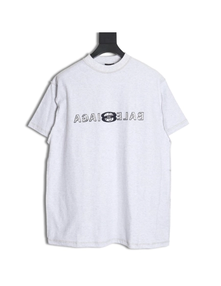 Balenciaga 24SS double ring reverse short-sleeved T-shirt,All order with free shipping Balenciaga