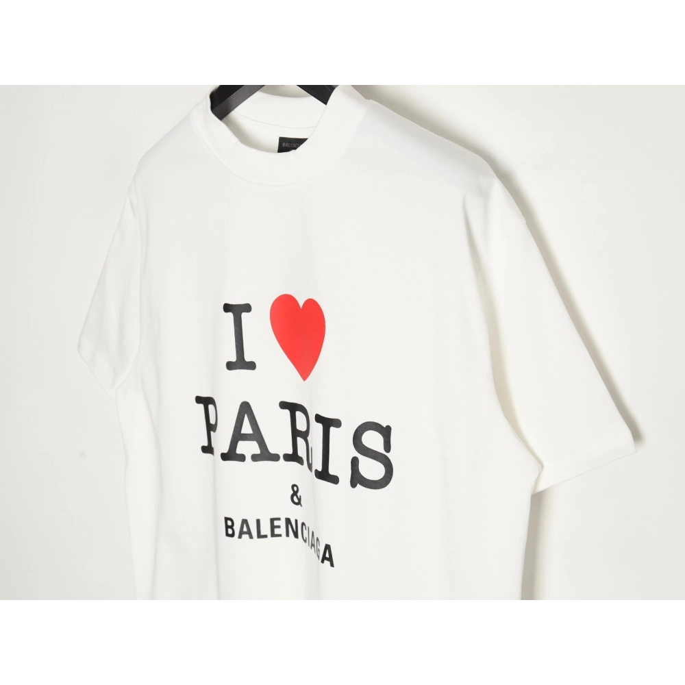 Balenciaga 24SS Valentines Day limited edition heart print short-sleeved T-shirt,All order with free shipping Balenciaga