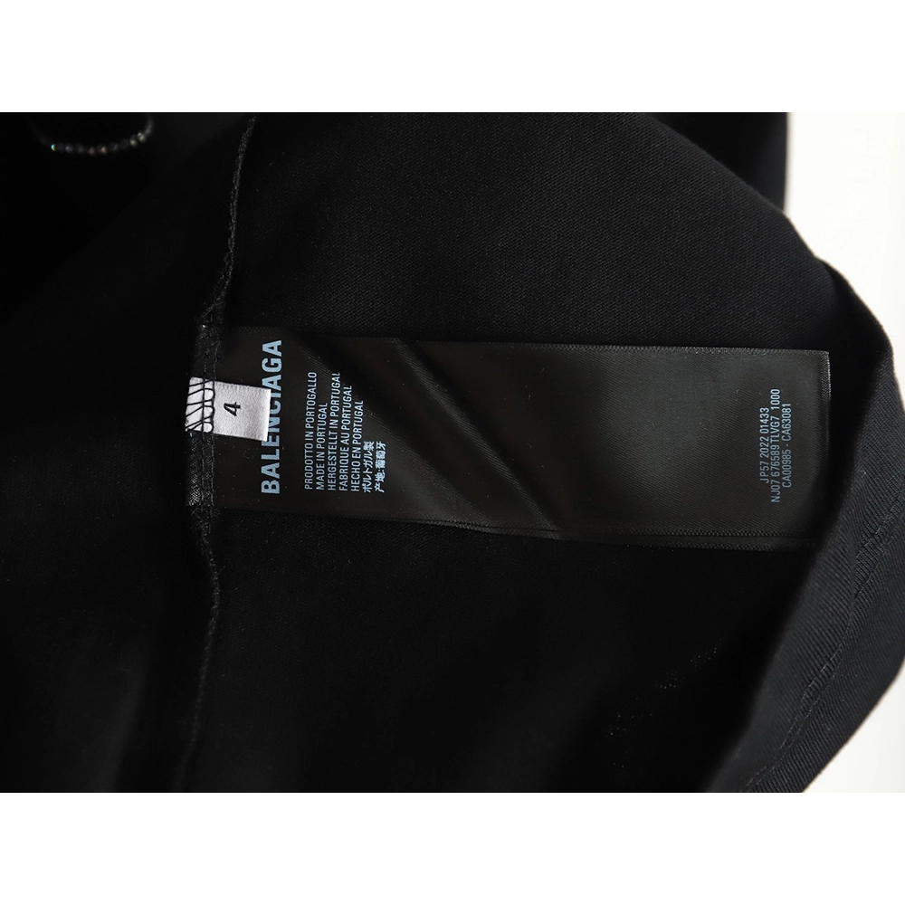 Balenciaga 24SS new FASHION INSTITUTE letter hot diamond short-sleeved T-shirt,All order with free shipping Balenciaga