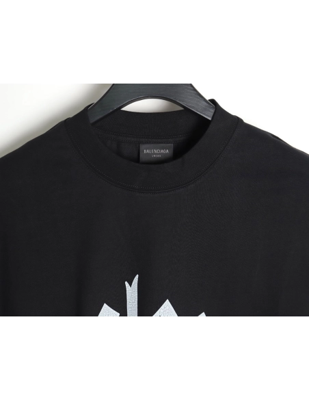 Balenciaga 24ss new nologo cracked print short-sleeved T-shirt,All order with free shipping Balenciaga