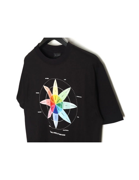 Balenciaga Colorful Petals Short Sleeve T-shirt,All order with free shipping Balenciaga