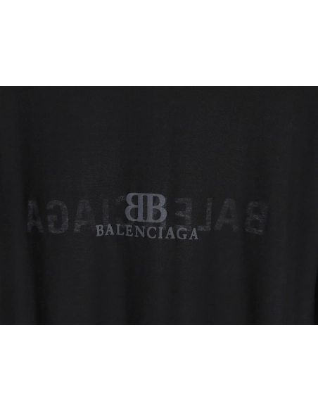 Balenciaga Penetration Letter Print Short Sleeve T-shirt,All order with free shipping Balenciaga