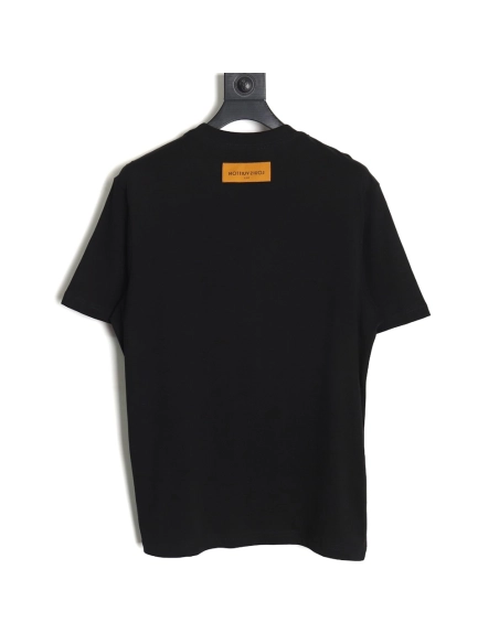 Reps Louis Vuitton short-sleeved T-shirt with lettering embroidery TSK1,All order with free shipping Reps Louis Vuitton