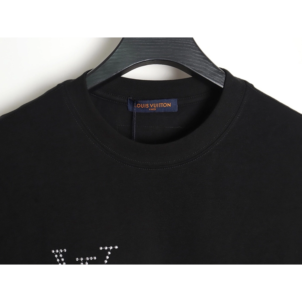 Reps Louis Vuitton short-sleeved T-shirt with lettering embroidery TSK1,All order with free shipping Reps Louis Vuitton