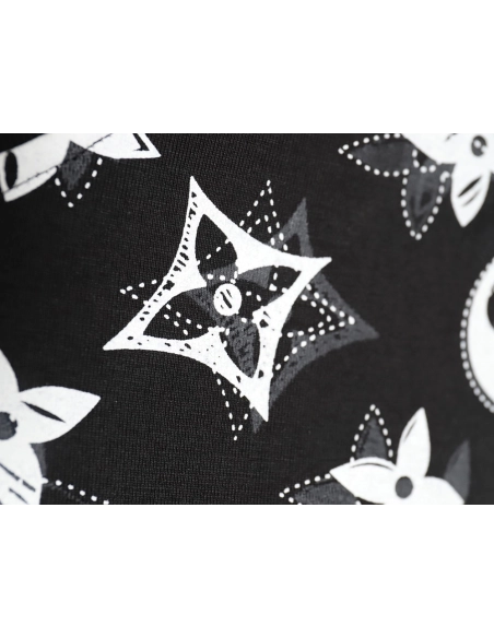 Reps Louis Vuitton all over print shadow short sleeve T-shirt,All order with free shipping Reps Louis Vuitton