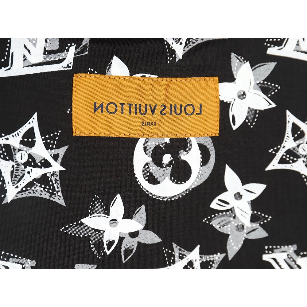 Reps Louis Vuitton all over print shadow short sleeve T-shirt,All order with free shipping Reps Louis Vuitton