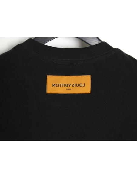 Reps Louis Vuitton Fei Dong employee letter embroidered short-sleeved T-shirt TSK2,All order with free shipping Reps Louis Vuitt