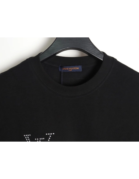 Reps Louis Vuitton Fei Dong employee letter embroidered short-sleeved T-shirt TSK2,All order with free shipping Reps Louis Vuitt