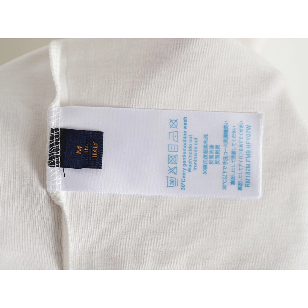 Reps Louis Vuitton LV Fei Dong employee letter embroidered short-sleeved T-shirt TSK1,All order with free shipping Reps Louis Vu