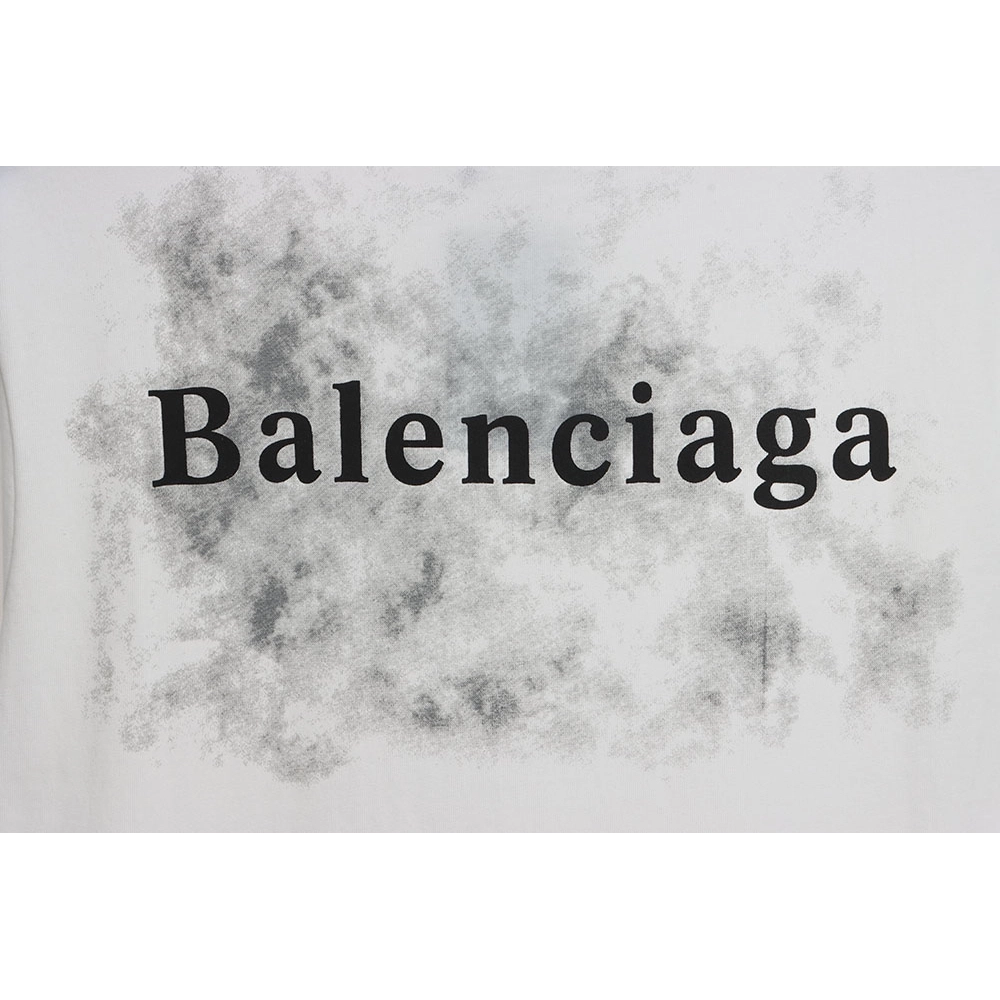 Balenciaga Double B Embroidered Short Sleeve T-Shirt TSK1,All order with free shipping Balenciaga