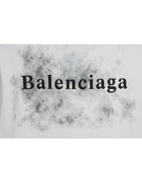 Balenciaga Double B Embroidered Short Sleeve T-Shirt TSK1,All order with free shipping Balenciaga