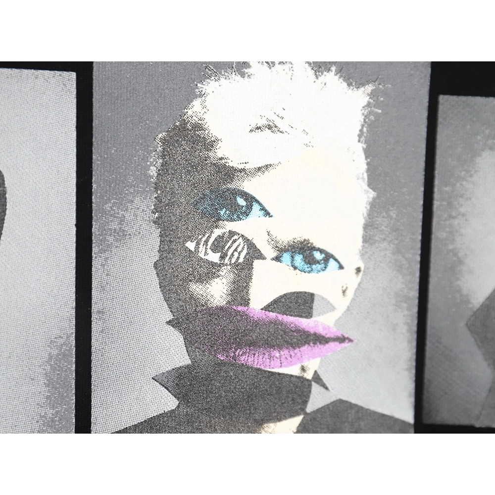 Balenciaga Musical Notes Oil Painting Catwalk Short Sleeve T-shirt TSK1,All order with free shipping Balenciaga