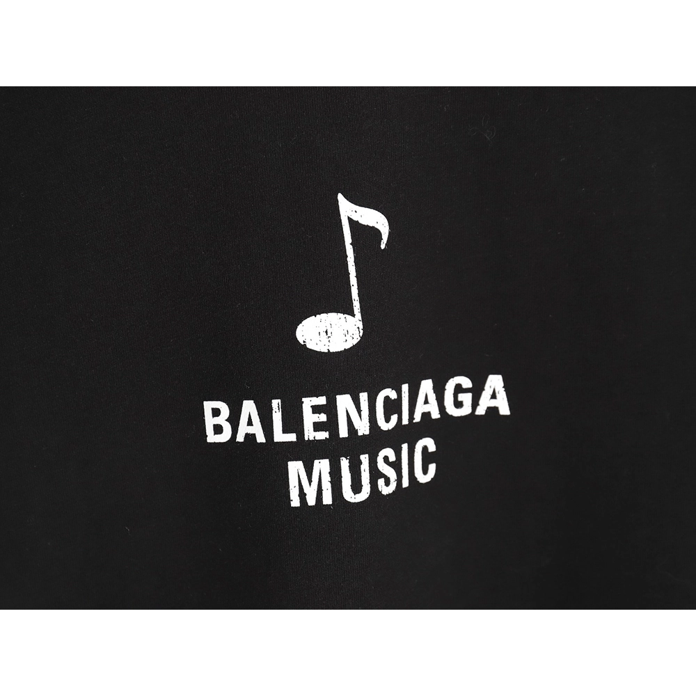 Balenciaga Musical Notes Oil Painting Catwalk Short Sleeve T-shirt TSK1,All order with free shipping Balenciaga