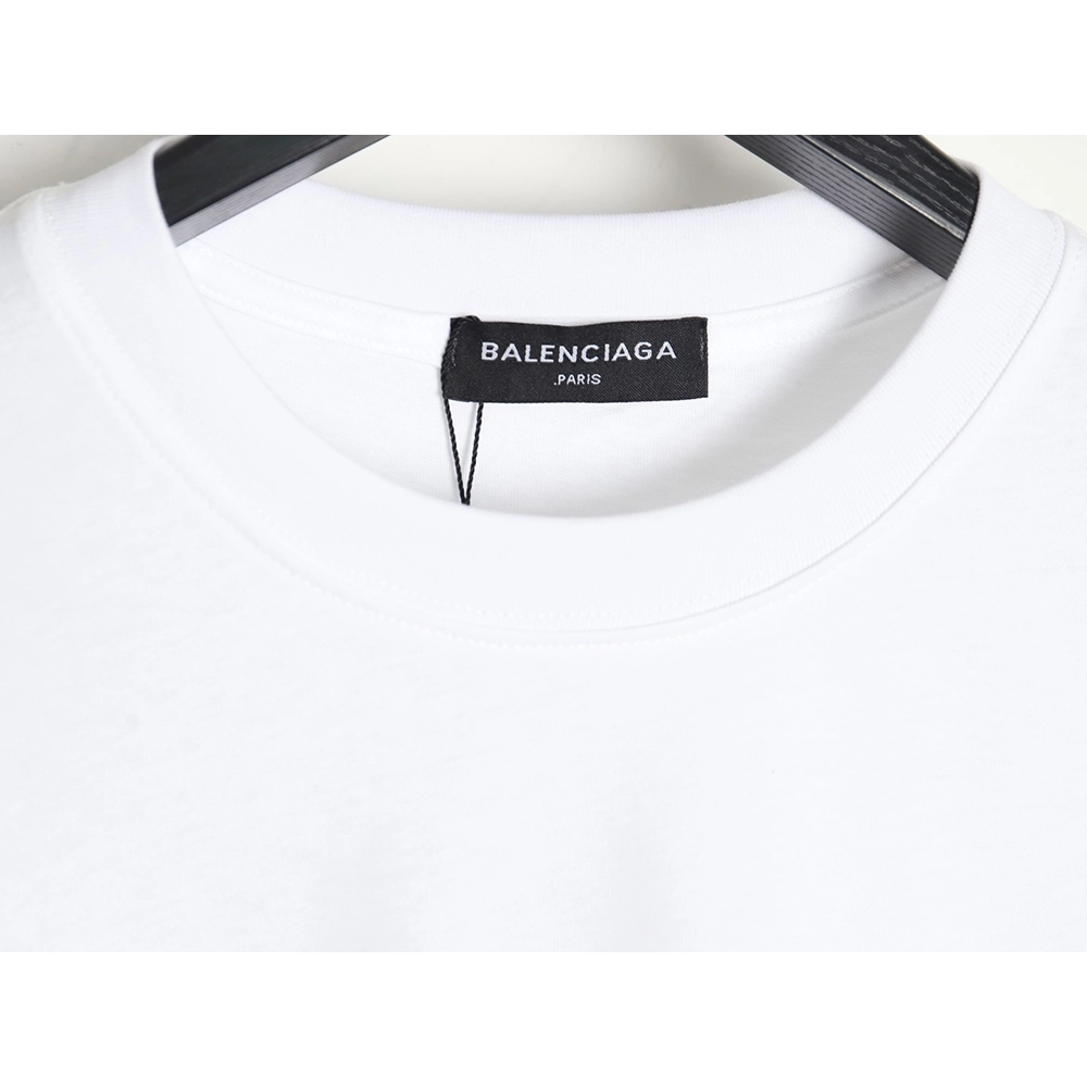 Balenciaga Musical Notes Oil Painting Catwalk Short Sleeve T-shirt,All order with free shipping Balenciaga