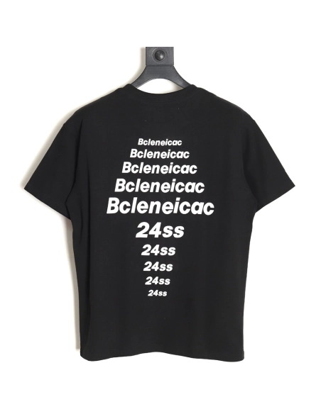 Balenciaga 24SS Paris Letters Printed Short Sleeve T-Shirt TSK1,All order with free shipping Balenciaga
