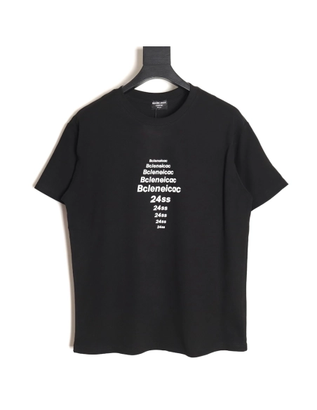 Balenciaga 24SS Paris Letters Printed Short Sleeve T-Shirt TSK1,All order with free shipping Balenciaga