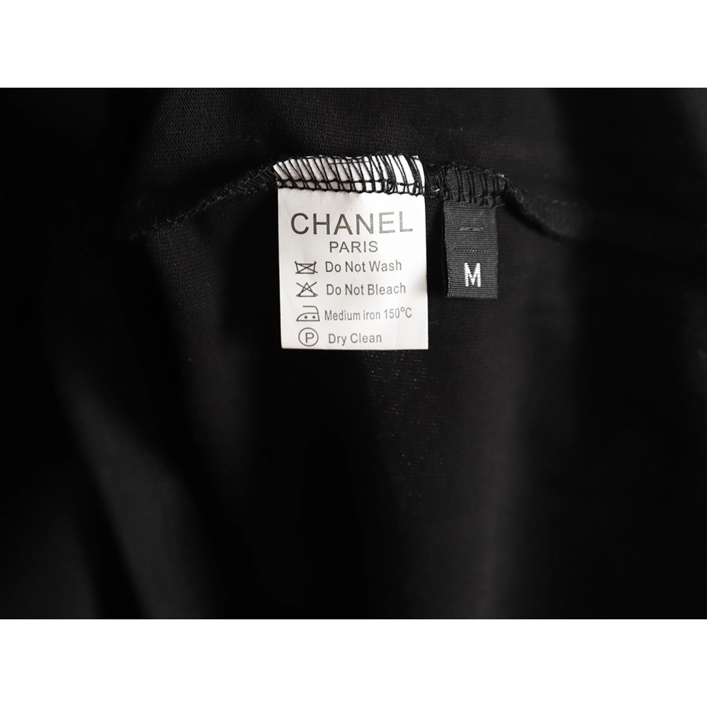 Chanel Double C Heavy Embroidery T-shirt Short Sleeve TSK1,All order with free shipping Chanel