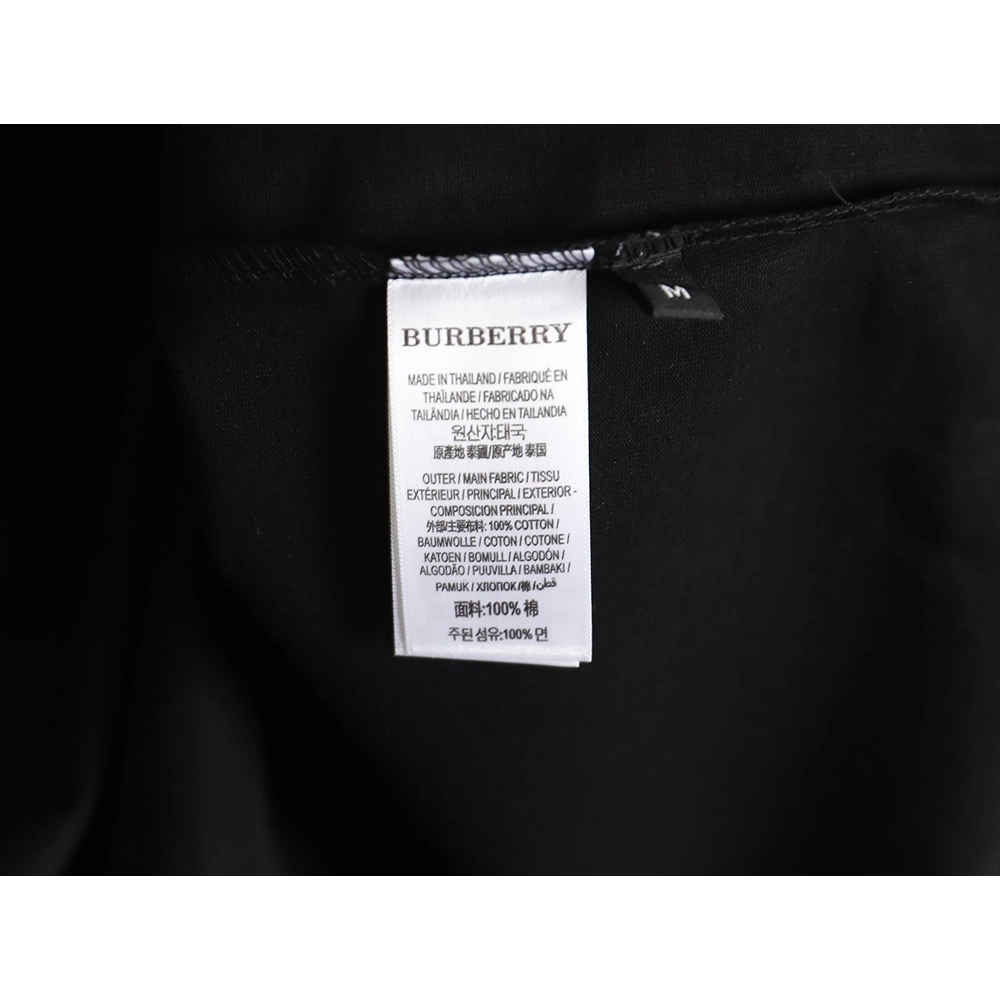 Burberry chest letter back horse silicone short-sleeved T-shirt_TSK1,All order with free shipping Burberry