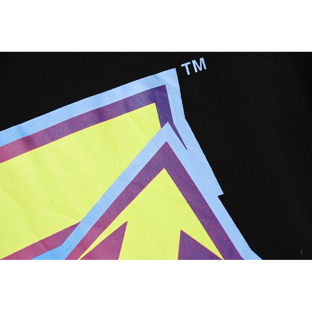 OFF-WHITE OW deformed 3D three-dimensional colorful graffiti arrow short-sleeved T-shirt,All order with free shipping Off White