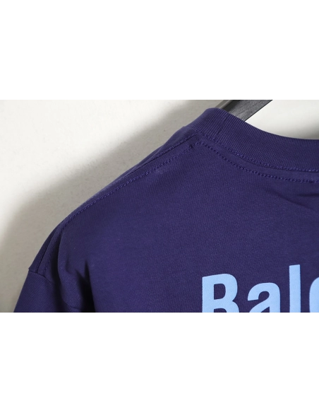 Balenciaga Balenciaga new environmental protection series wave LOGO short-sleeved T-shirt TSK2,All order with free shipping Bale