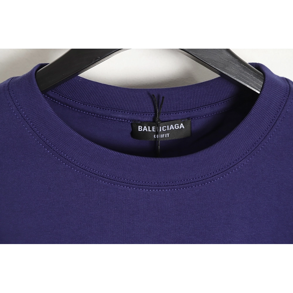 Balenciaga Balenciaga new environmental protection series wave LOGO short-sleeved T-shirt TSK2,All order with free shipping Bale