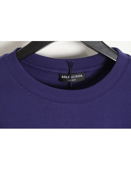 Balenciaga Balenciaga new environmental protection series wave LOGO short-sleeved T-shirt TSK2,All order with free shipping Bale