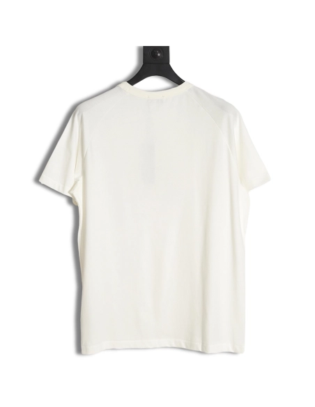 Dior CD gold and silver thread flower embroidery short-sleeved T-shirt,All order with free shipping Dior