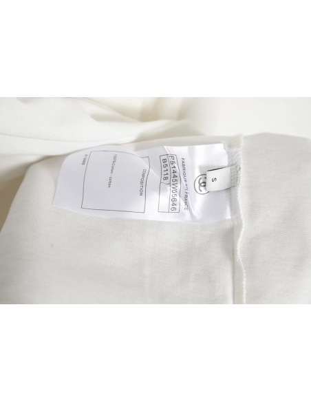 Chanel Minimalist Letter LOGO Print Graphic Short Sleeve T-Shirt,All order with free shipping Chanel
