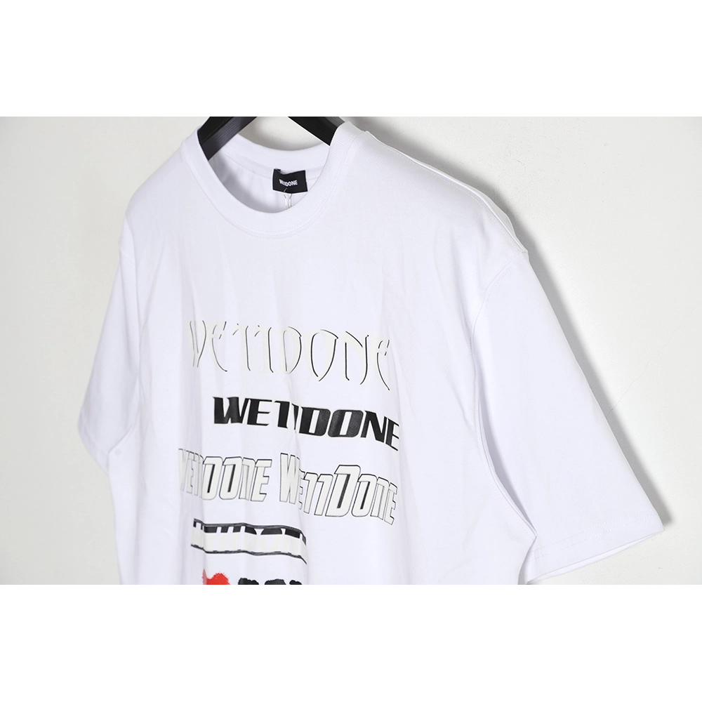 WE11 DONE 23SS Love Barrage Short Sleeve T-Shirt,All order with free shipping We11done