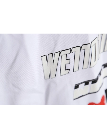 WE11 DONE 23SS Love Barrage Short Sleeve T-Shirt,All order with free shipping We11done